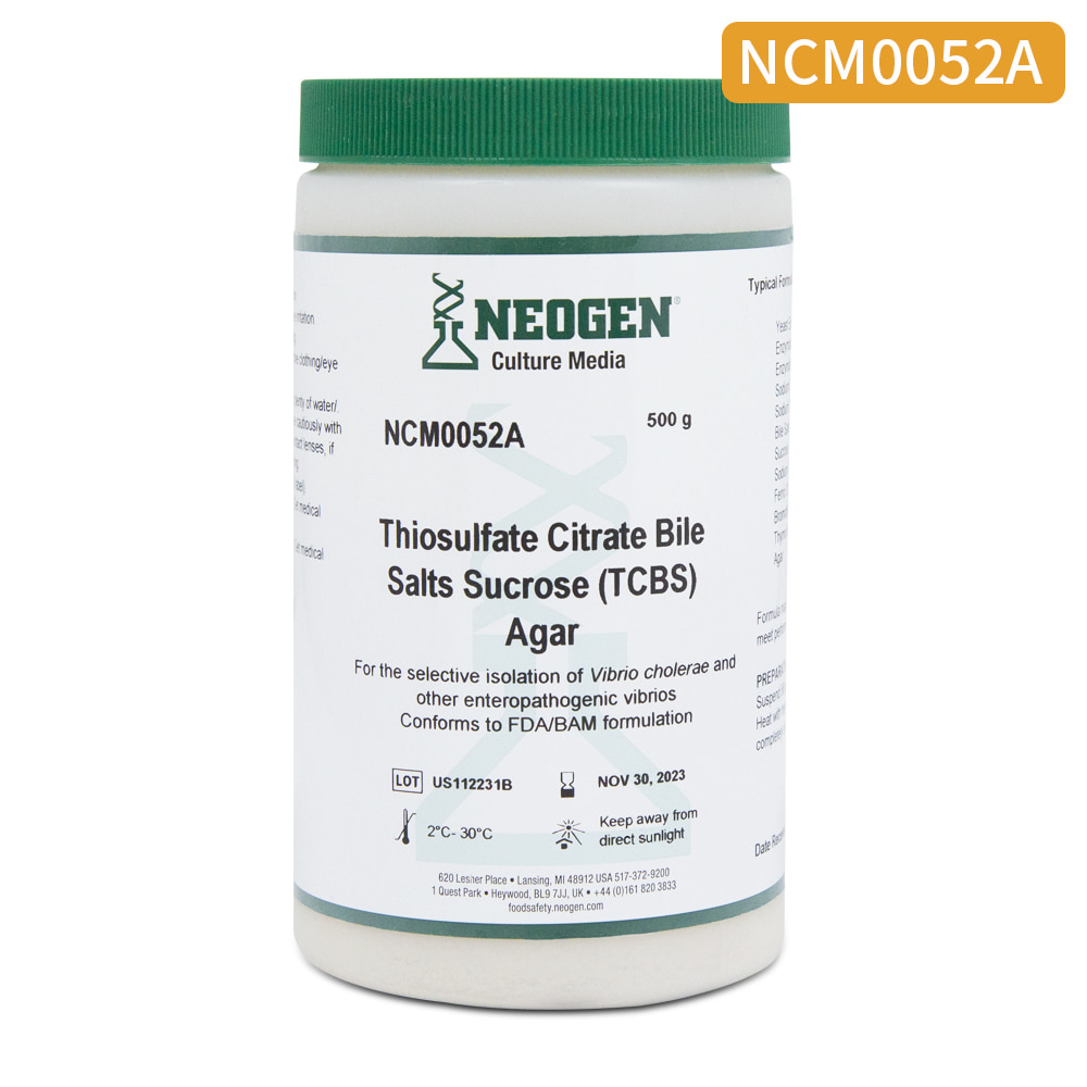 [NEOGEN]Thiosulfate Citrate Bile Salts Sucrose (TCBS) Agar 500g (002529)